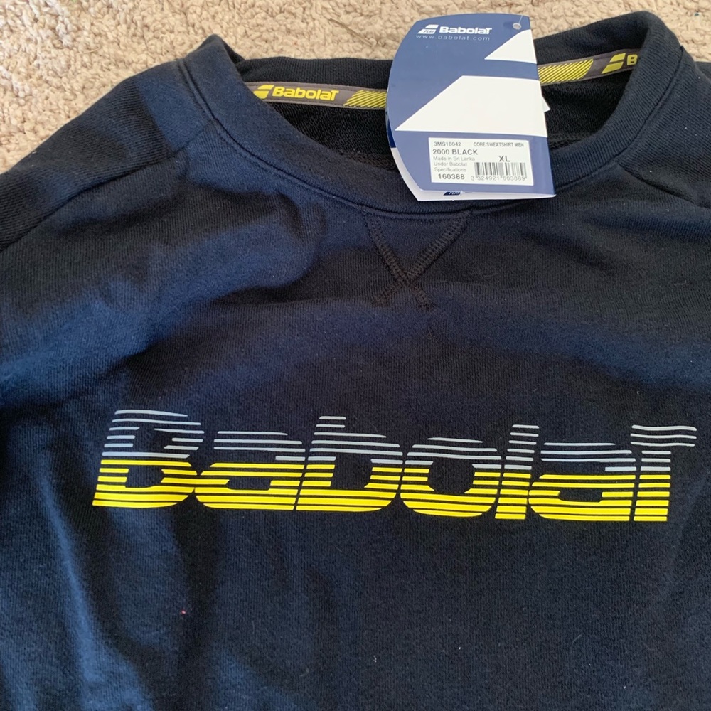 Babolat black sweatshirt